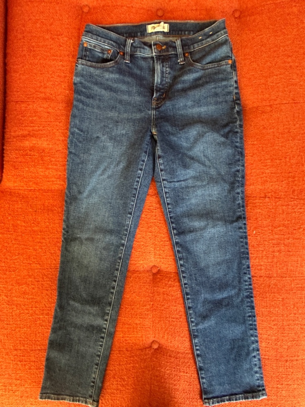 Madewell Indigo Blue High-Rise Denim Jeans